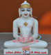 Picture of Super White Simandhar Swami 9” Murti 9S19