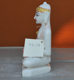 Picture of Super White Simandhar Swami 9” Murti 9S19