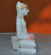 Picture of Super White Simandhar Swami 9” Murti 9S20