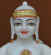 Picture of Super White Simandhar Swami 9” Murti 9S22