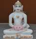 Picture of Super White Simandhar Swami 9” Murti 9S23