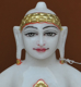 Picture of Super White Simandhar Swami 9” Murti 9S23