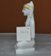 Picture of Super White Simandhar Swami 9” Murti 9S23