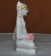 Picture of Super White Simandhar Swami 9” Murti 9S23