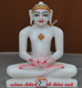 Picture of Super White Simandhar Swami 9” Murti 9S24