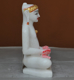 Picture of Super White Simandhar Swami 9” Murti 9S24
