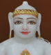 Picture of Super White Simandhar Swami 9” Murti 9S28