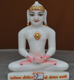 Picture of Super White Simandhar Swami 9” Murti 9S31