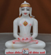 Picture of Super White Simandhar Swami 9” Murti 9S32