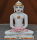 Picture of Super White Simandhar Swami 9” Murti 9S33