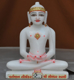 Picture of Super White Simandhar Swami 9” Murti 9S34