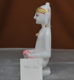 Picture of Super White Simandhar Swami 9” Murti 9S34