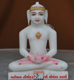 Picture of Super White Simandhar Swami 9” Murti 9S35