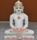 Picture of 7S12 Super White Simandhar Swami 7" Murti 7S12