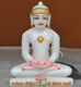 Picture of 7S15 Super White Simandhar Swami 7" Murti 7S15