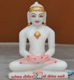 Picture of 7S16 Super White Simandhar Swami 7" Murti 7S16