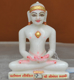 Picture of 7S18 Super White Simandhar Swami 7" Murti 7S18