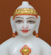 Picture of 7S23 Super White Simandhar Swami 7" Murti 7S23