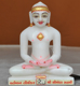 Picture of 7S25 Super White Simandhar Swami 7" Murti 7S25