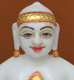 Picture of 7S25 Super White Simandhar Swami 7" Murti 7S25