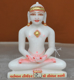 Picture of 7S27 Super White Simandhar Swami 7" Murti 7S27