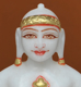 Picture of 7S27 Super White Simandhar Swami 7" Murti 7S27