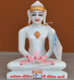 Picture of 7S33 Super White Simandhar Swami 7" Murti 7S33