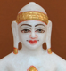 Picture of 7S34 Super White Simandhar Swami 7" Murti 7S34