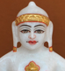 Picture of 7S37 Super White Simandhar Swami 7" Murti 7S37