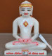 Picture of 7S39 Super White Simandhar Swami 7" Murti 7S39