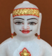 Picture of 7S39 Super White Simandhar Swami 7" Murti 7S39