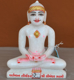 Picture of 7S40 Super White Simandhar Swami 7" Murti 7S40