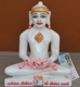 Picture of 7S41 Super White Simandhar Swami 7" Murti 7S41