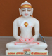 Picture of 7S42 Super White Simandhar Swami 7" Murti 7S42