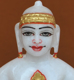 Picture of 7S44 Super White Simandhar Swami 7" Murti 7S44