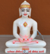 Picture of 7S49 Super White Simandhar Swami 7" Murti 7S49