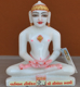 Picture of 7S52 Super White Simandhar Swami 7" Murti 7S52