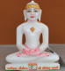 Picture of 7S53 Super White Simandhar Swami 7" Murti 7S53