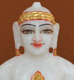 Picture of 7S57 Super White Simandhar Swami 7" Murti 7S57