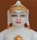 Picture of 7S62 Super White Simandhar Swami 7" Murti 7S62