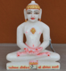 Picture of 7S64 Super White Simandhar Swami 7" Murti 7S64