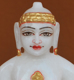 Picture of 7S64 Super White Simandhar Swami 7" Murti 7S64
