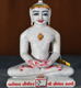 Picture of 9N11 Normal White Simandhar Swami 9” Murti 9N11