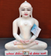 Picture of 13S18 Super White Simandhar Swami 13” Murti 13S18