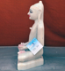 Picture of 13S20 Super White Simandhar Swami 13” Murti 13S20