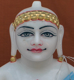 Picture of 13S23 Super White Simandhar Swami 13” Murti 13S23