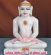 Picture of 13S24 Super White Simandhar Swami 13” Murti 13S24