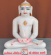 Picture of 13S25 Super White Simandhar Swami 13” Murti 13S25