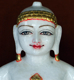 Picture of 13S29 Super White Simandhar Swami 13” Murti 13S29