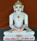 Picture of 13S31 Super White Simandhar Swami 13” Murti 13S31